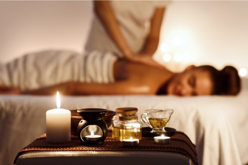 Aromatherapy Delivered as a full body massage, we carefully select essential oils tailored to your skin type and treatment needs. A skin test precedes every new blend application. Allowing you to experience the therapeutic benefits of aromatherapy massage. The oils will nourish your skin and invigorate your senses through both scent and touch.